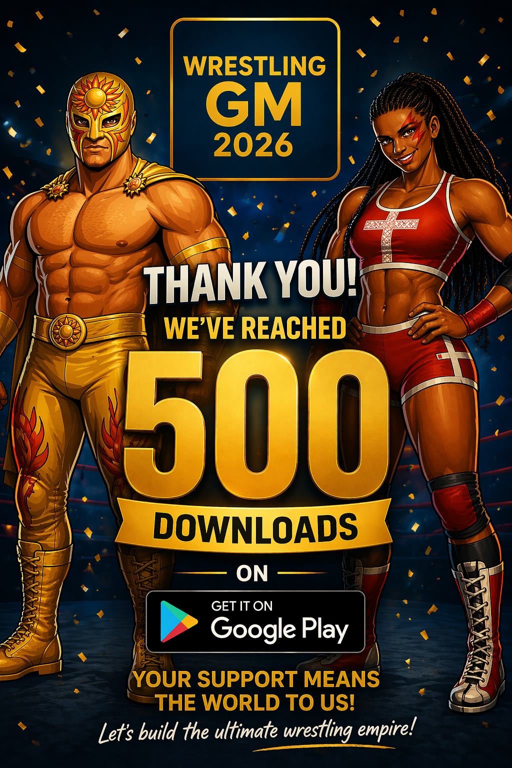 500 Downloads! It's Officially Happening!