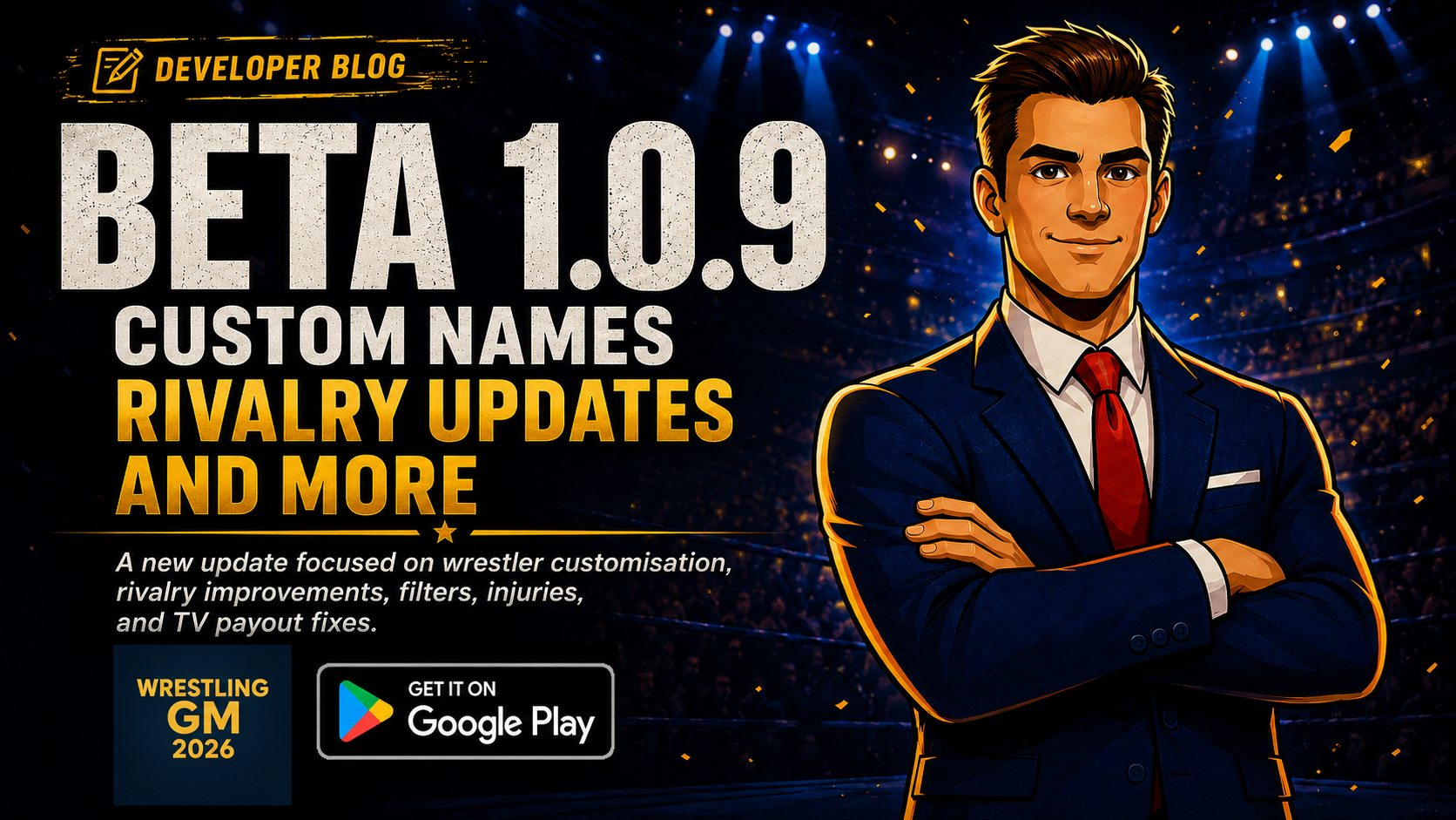 Wrestling GM 2026 - Beta 1.0.9 Release Notes