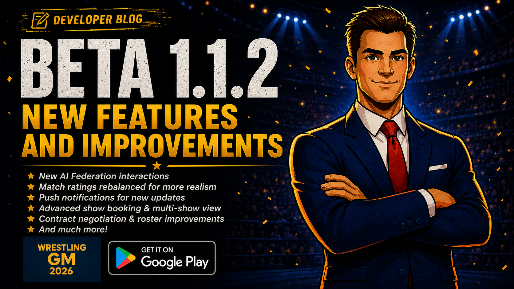 Wrestling GM 2026 - Beta 1.1.2 Release Notes