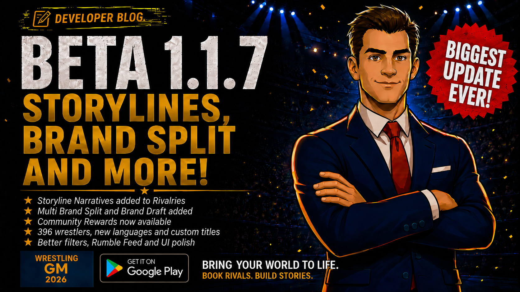 Wrestling GM 2026 - Beta 1.1.7 Release Notes