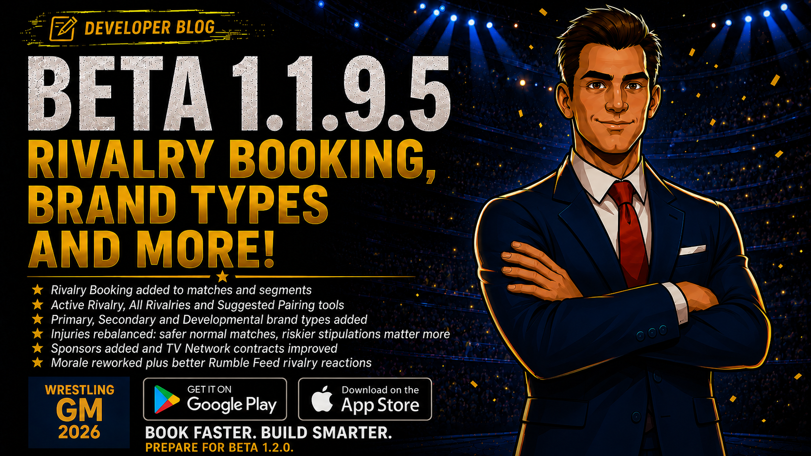 Wrestling GM 2026 - Beta 1.1.9.5 Release Notes