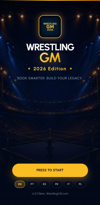 Wrestling GM 2026 command centre